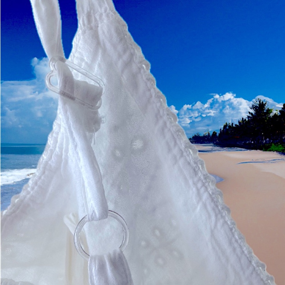 Magic White Maxi Dress with Lace Details - Picture 6 of 12